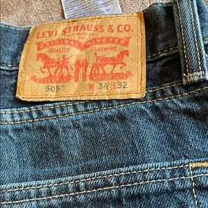 Levi's Classic Blue Jeans with Iconic Patch